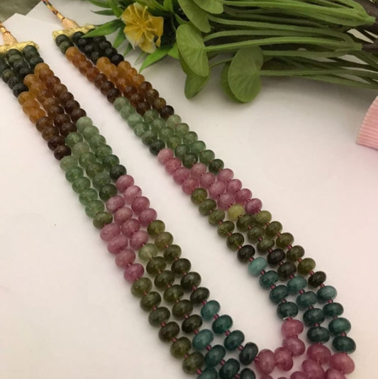 Multicolor beaded necklace